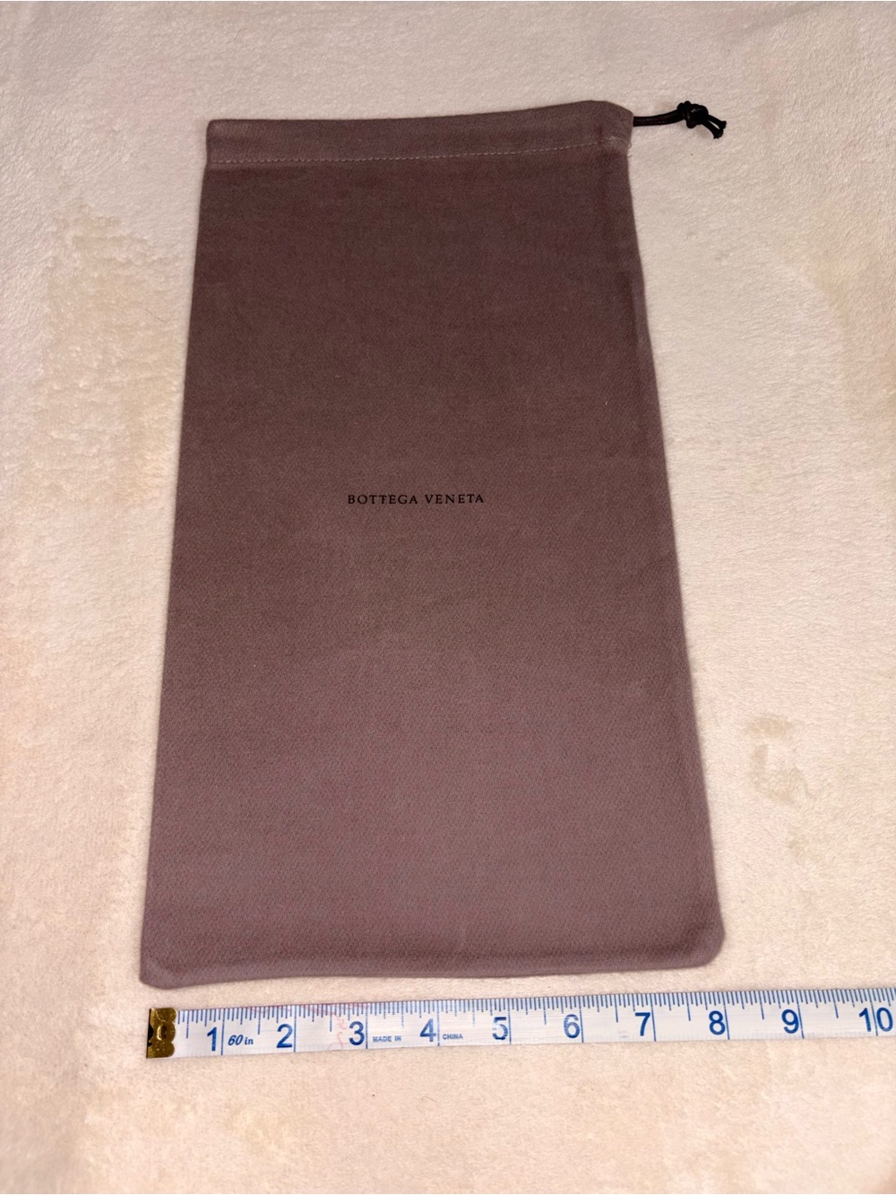 Bottega Veneta Dust Bag in Taupe with Drawstring